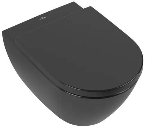 Villeroy & Boch Subway 2.0 randloos toilet met DirectFlush en CeramicPlus zwart mat