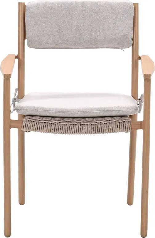 Garden Impressions Lily tuinset 7-delig light teak look - Kasper tuintafel 220x93 cm