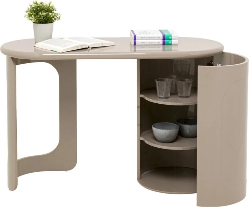 Beige Retro Bureau - 120 X 50cm.
