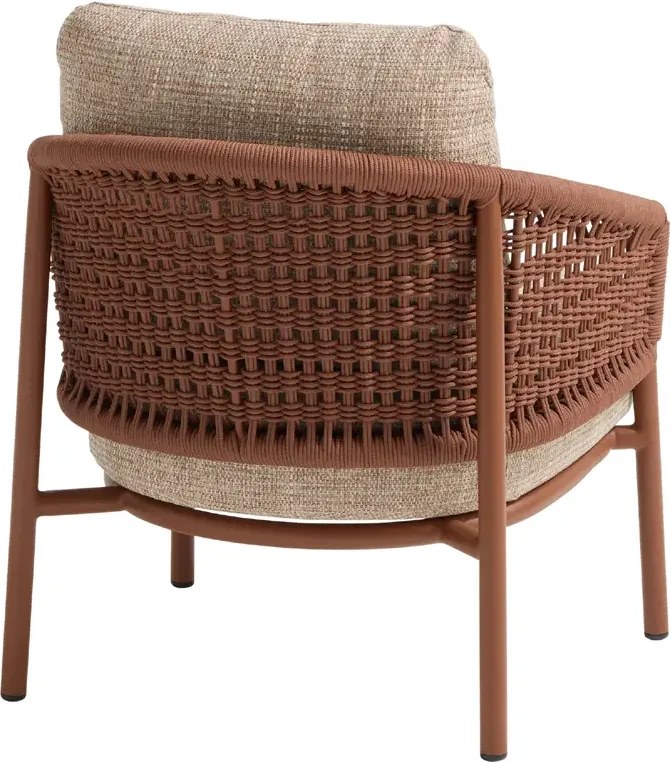 4 Seasons Outdoor Cala low dining tuinstoel Spicy Tuinstoel beige weerbestendig
