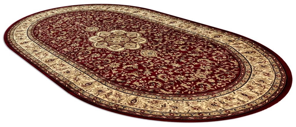 Tapijt ROYAL ADR  Ovaal patroon 521  kastanjebruin