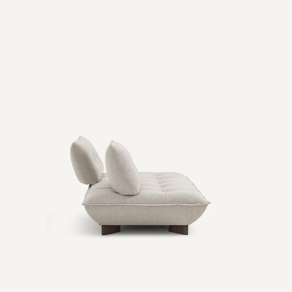 Modulaire bank van gestructureerd viscose en linnen, KAORI