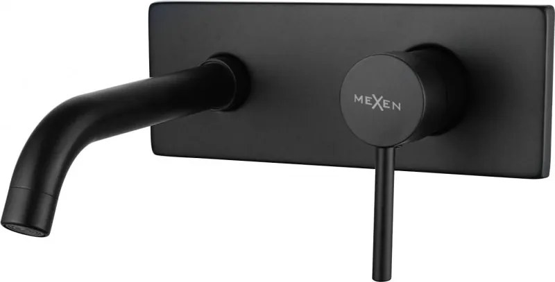 Mexen Alma inbouw wastafelkraan, zwart - 75115-70