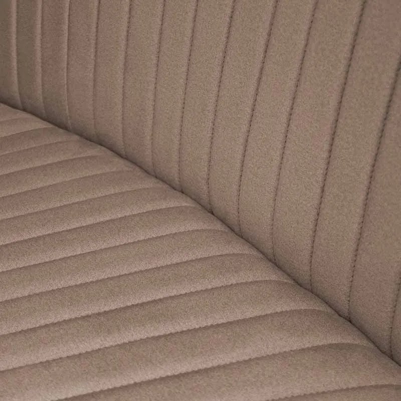 Eetkamerbank - Hengelo - stof Element beige 06 - geschikt voor ovale tafel 200 cm