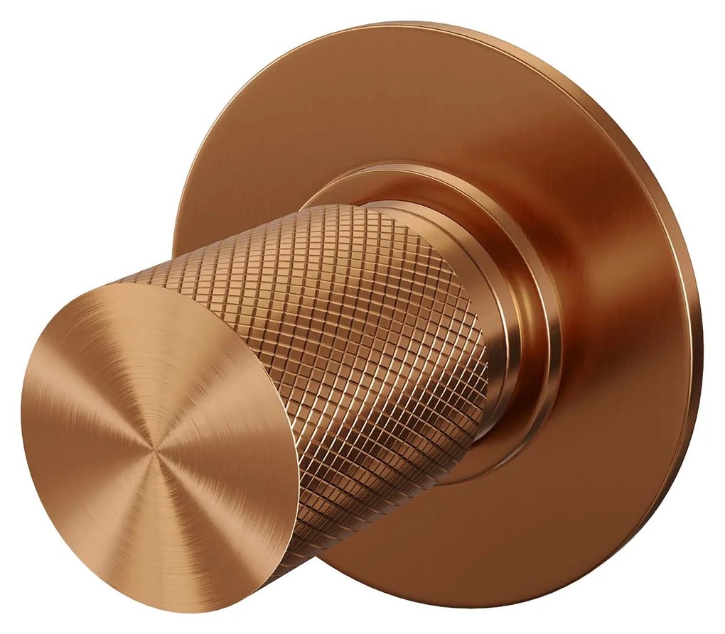 Brauer Copper Carving stopkraan geborsteld koper PVD