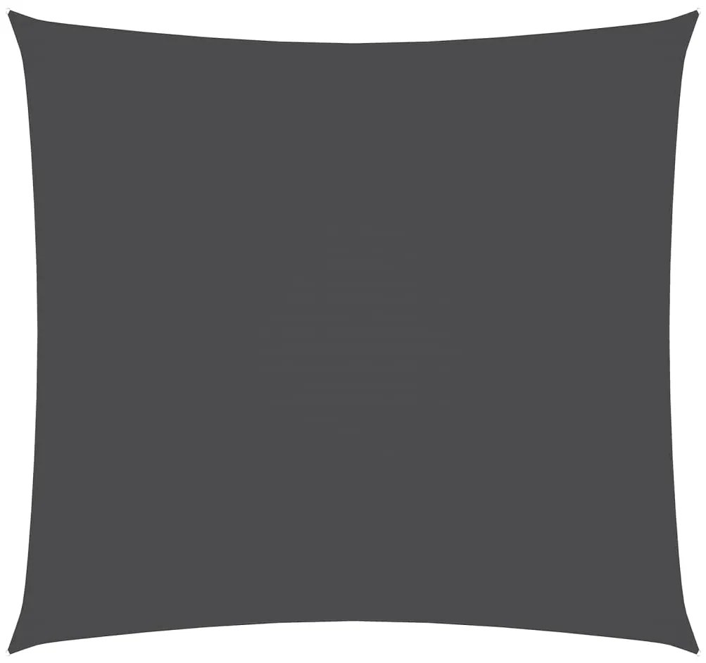 vidaXL Zonnescherm vierkant 2,5x2,5 m oxford stof antracietkleurig