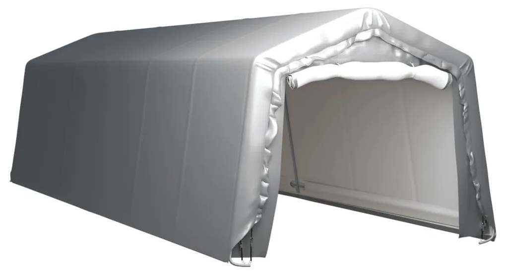 vidaXL Opslagtent 300x900 cm staal grijs