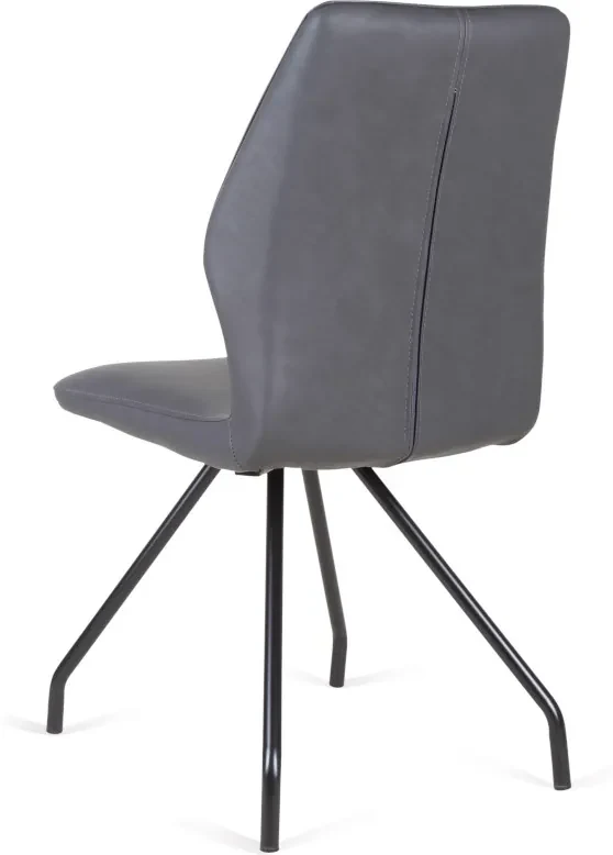 Eetkamerstoel - Apollo - leer Vintage zwart