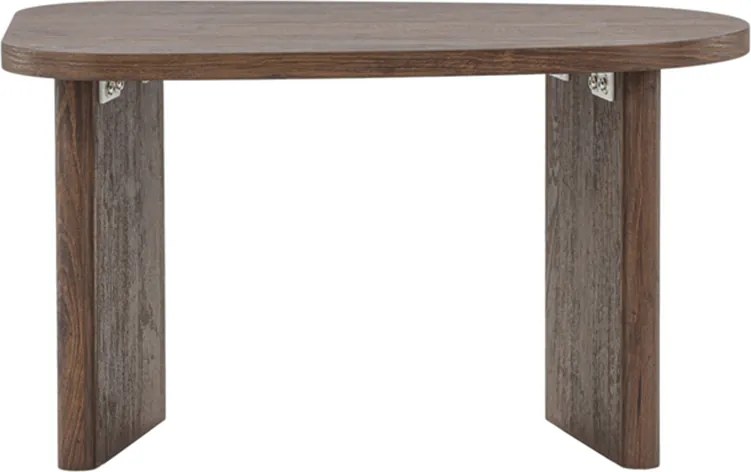 Kleine Organische Salontafel Mocca - 45 X 70cm.