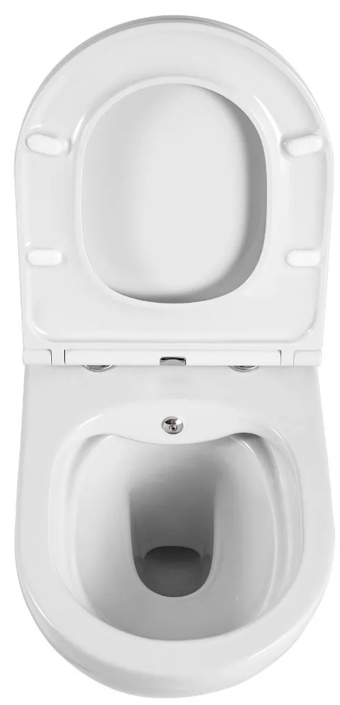 Sanigoods Pieter randloos toiletpot met bidetsproeier wit glans