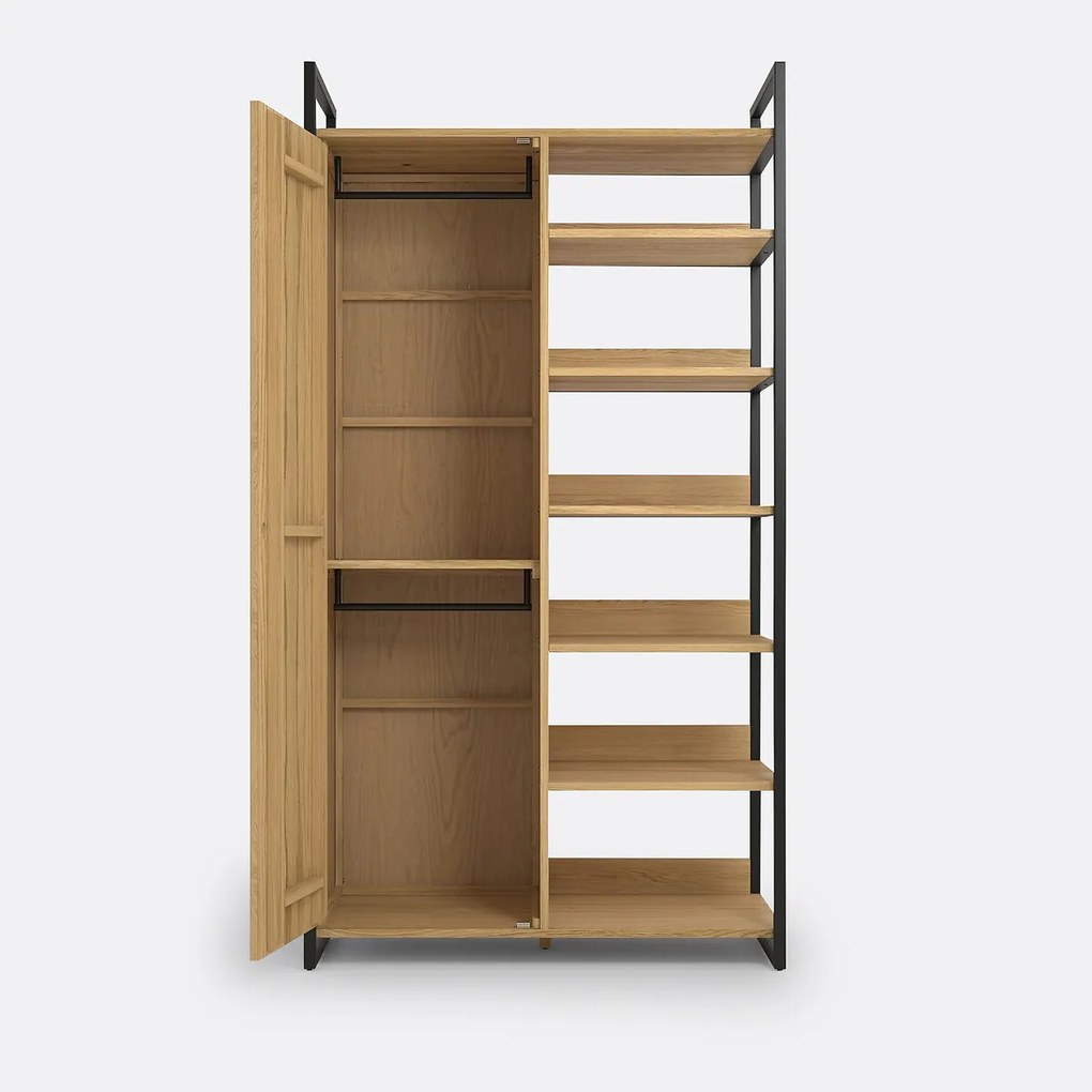 Module 1 hangkast en 6 legplanken Hiba