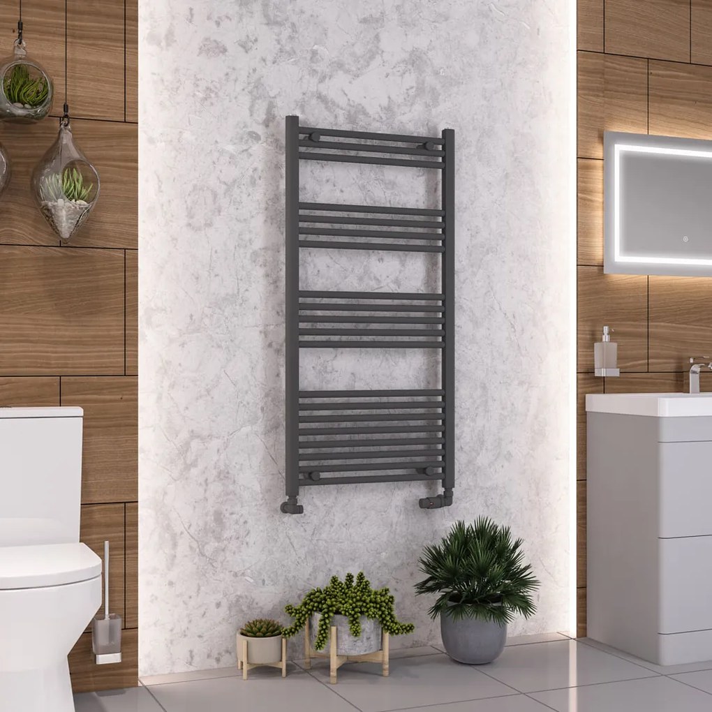 Eastbrook Wendover handdoekradiator 60x120cm 602W antraciet