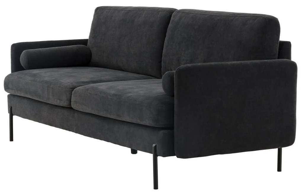 Jörn Urban Sofa - 3-Zitsbank - Zwart Velour Stof - Jorn