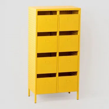 Ladekast 50x30 Cm Van Staal Abël Geel – Fresia - Sklum