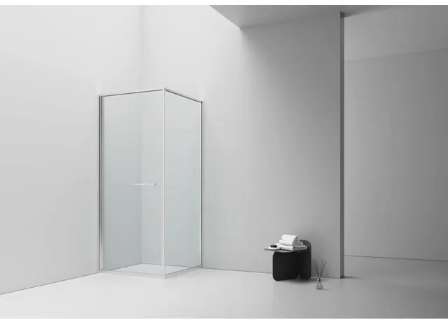 Aloni Inslide Douchecabine - 90x90x200cm - veiligheidsglas - 6mm - omkeerbaar - chroom DW-9090C