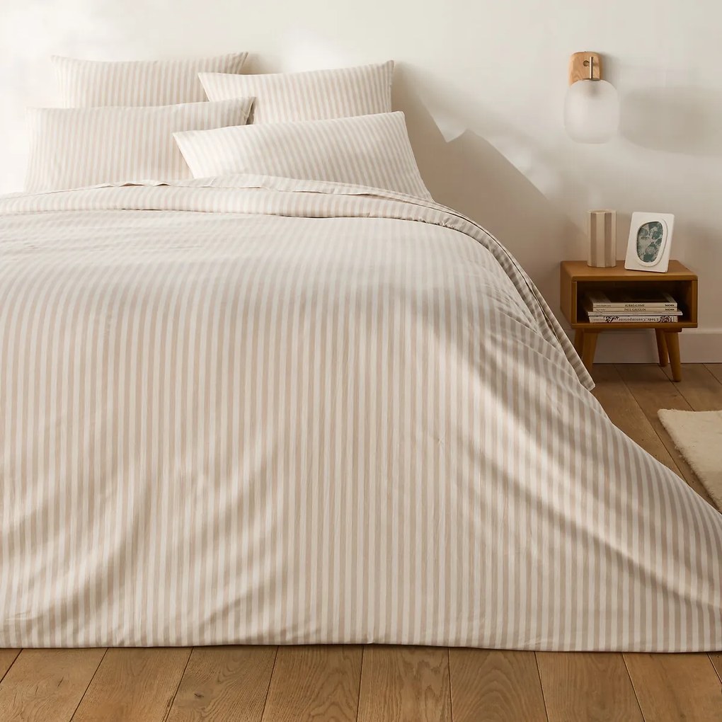 Katoenen kussensloop, Soizic beige