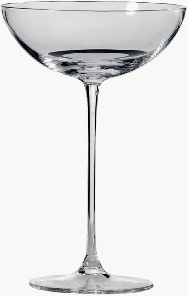 Mondgeblazen champagneglazen La Sfera, 6-delig