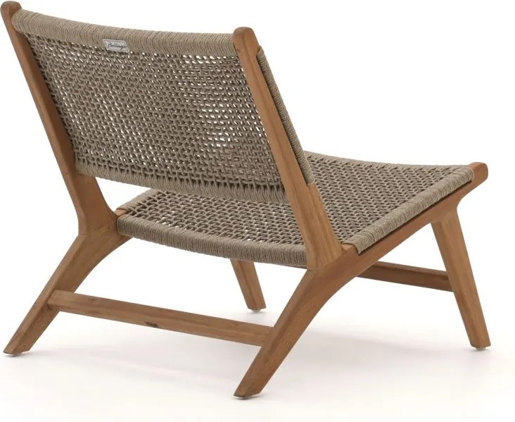+ 10% kassakorting | Lounge tuinstoel | Bellagio  Elcito | Rope (touw) | Grijs | Kees Smit Tuinmeubelen