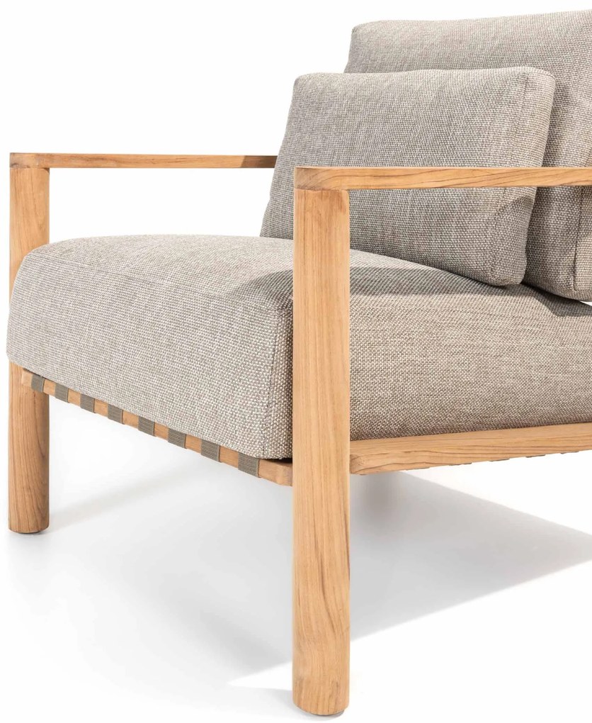4 Seasons Outdoor Lucas loungestoel SALE Loungestoel beige weerbestendig