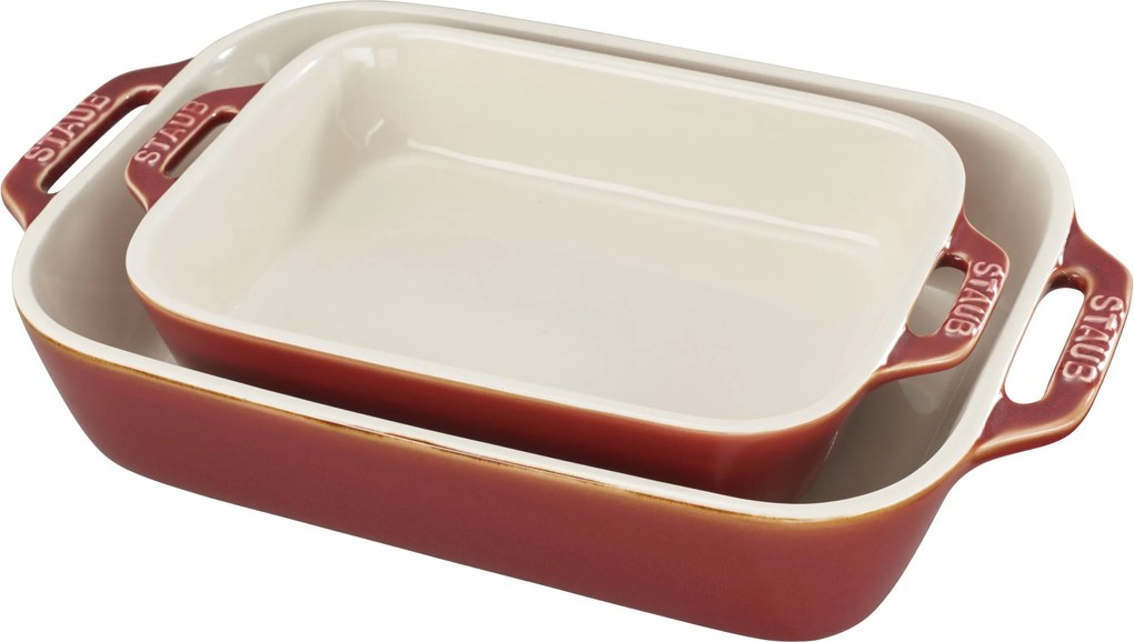 Staub Ceramique Ovenschotelset, 2-delig - Ceramique - Staub