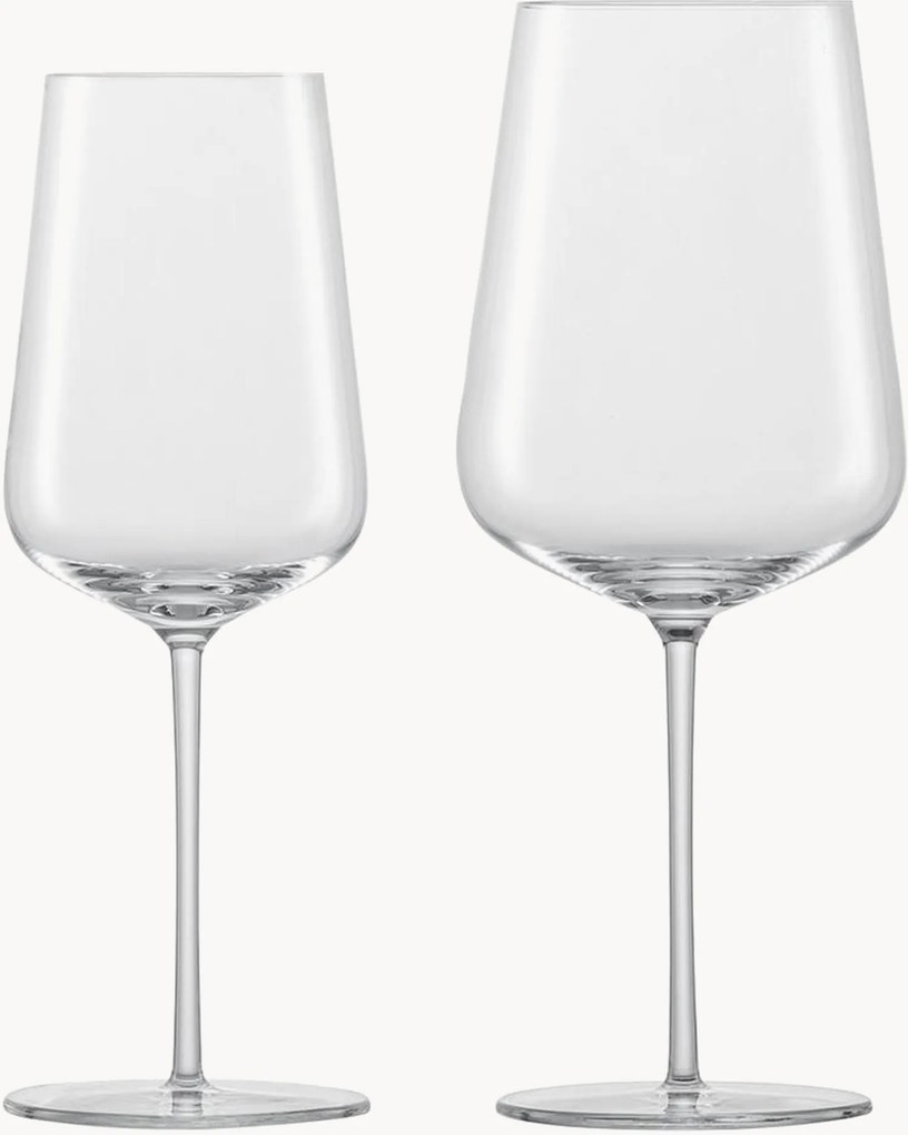 Bordeaux & Chardonnay wijnglazen Verivino, 4-delig