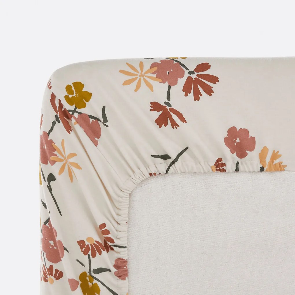 Hoeslaken katoenen flanel omslag 25 cm, Rosine