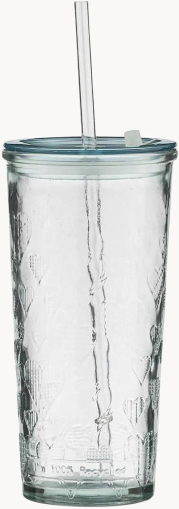 To-go-drinkglas Eco met rietje