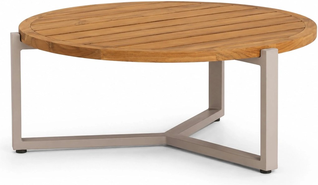 Stoel en Bank Loungeset 5 personen Wicker Taupe Apple Bee Cocoon/Monaco
