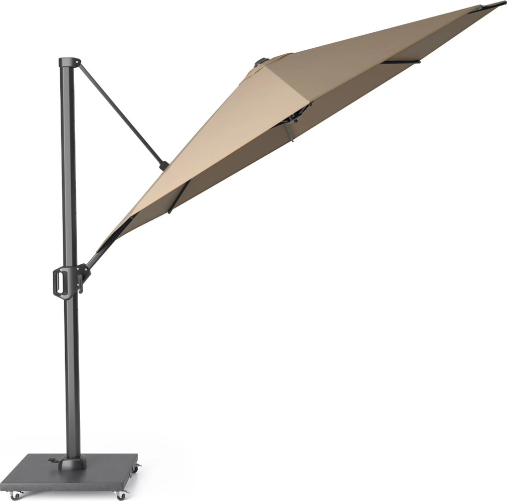 Platinum Challenger zweefparasol 3.5m T1 (incl. voet + hoes) Taupe