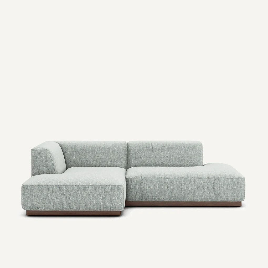 Linkse hoekbank in gespikkelde stof, Jacopo