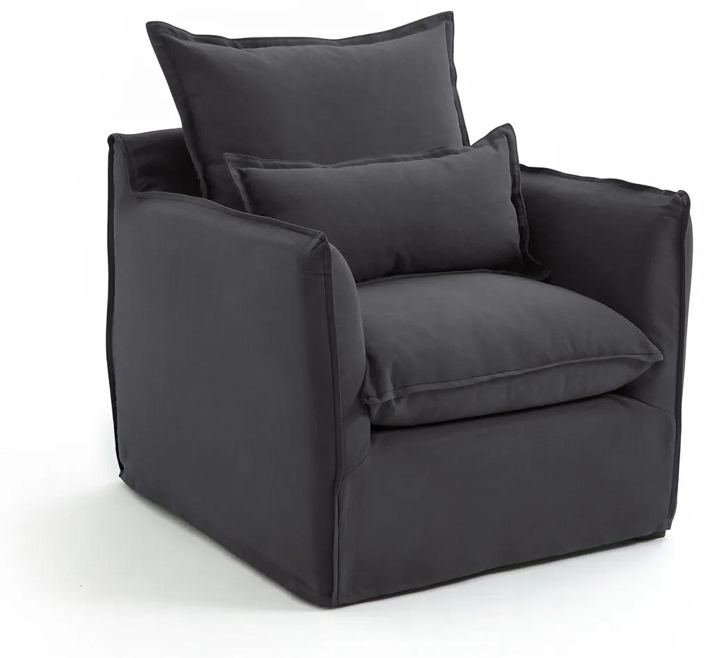 Hoes voor fauteuil in katoen/polyester Odna