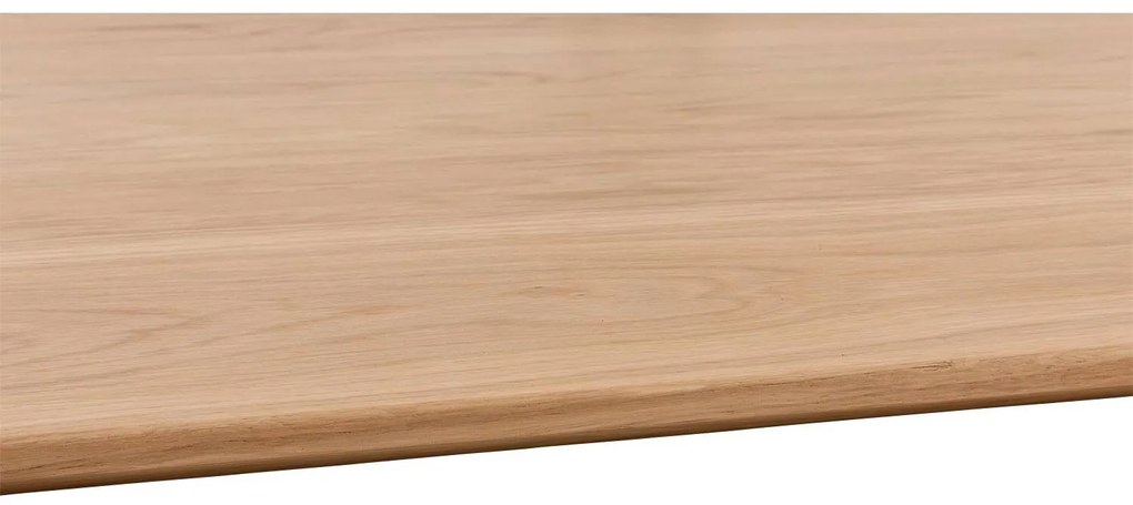 Goossens Excellent Eettafel Uniek, Semi rond 220 x 100 cm