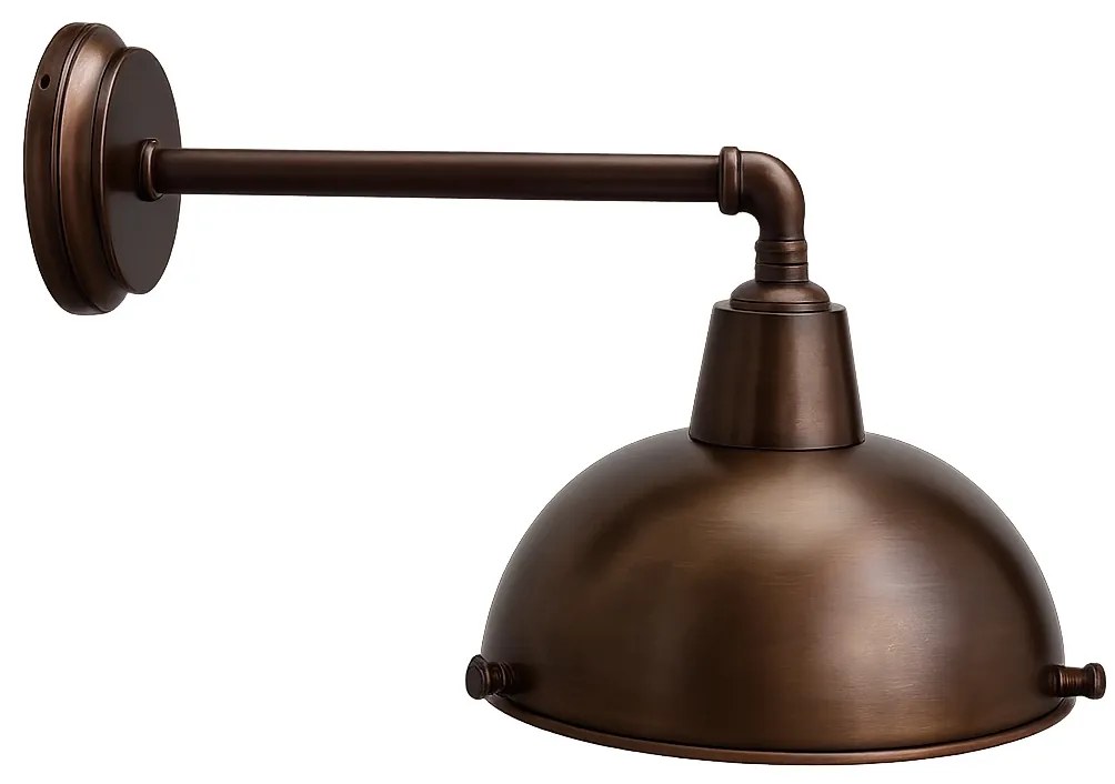 Muurlamp Parklane Antiek Donker Koper