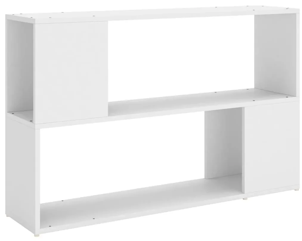 vidaXL Boekenkast 100x24x63 cm bewerkt hout wit