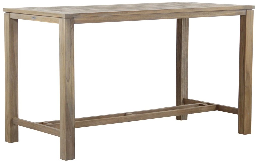 Barset 4 personen Teak Old teak greywash Garden Collections Brighton