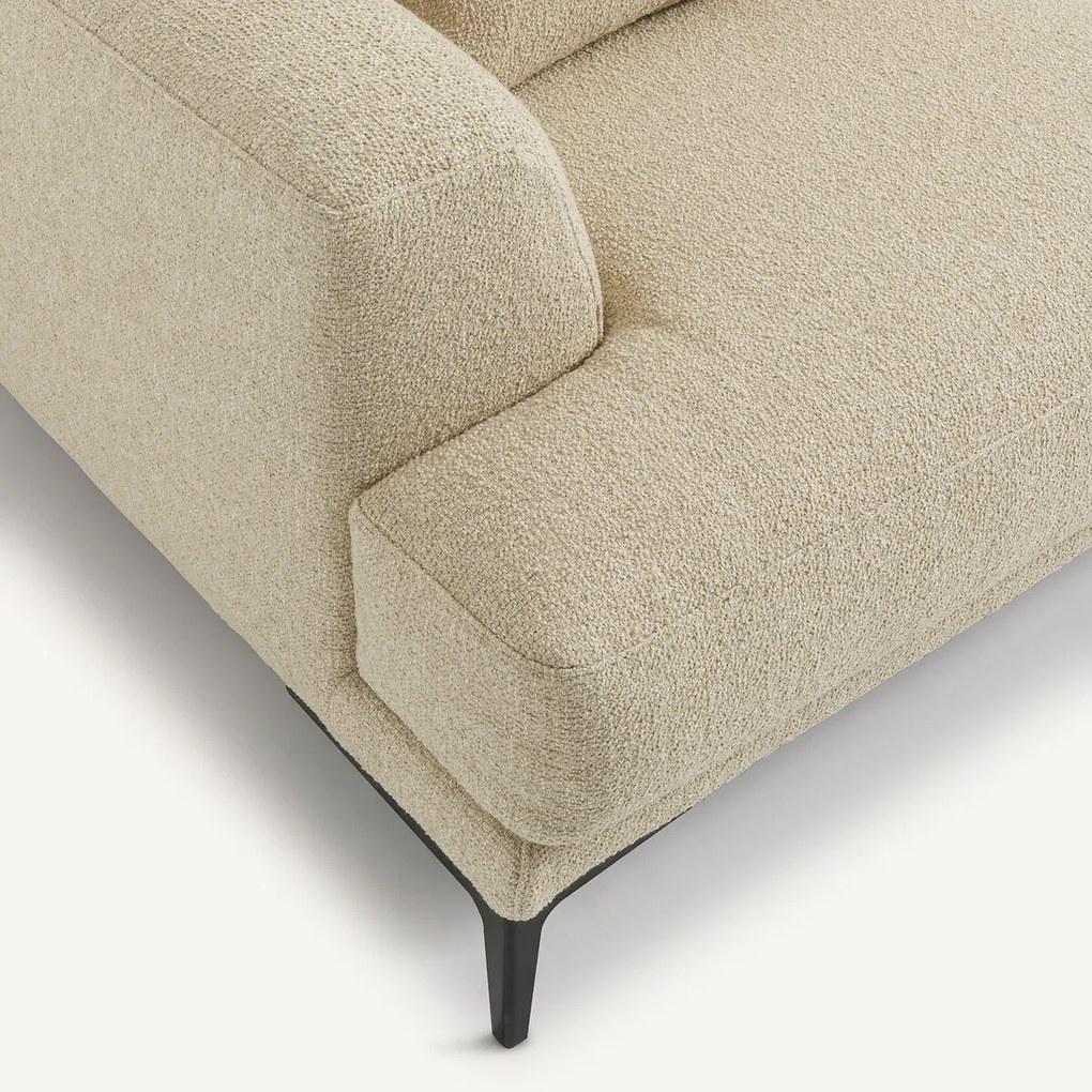 3-zitsbank van bouclé, Marsile