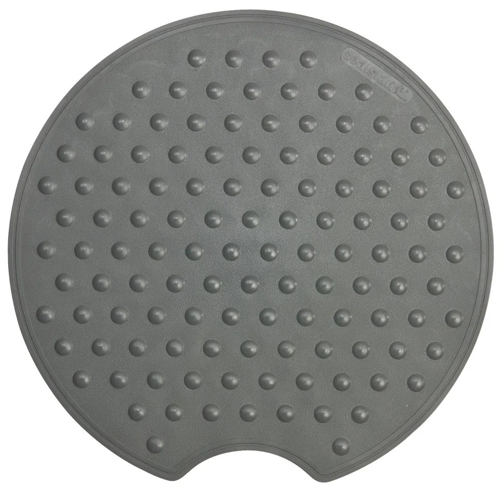 Sealskin Rotondo antislipmat 50x50 cm rubber donkergrijs