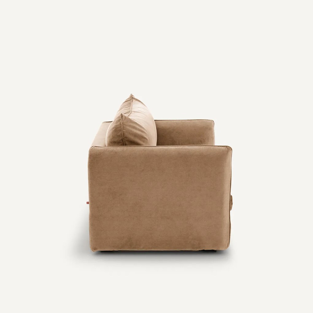 Fauteuil XL in stonewashed fluweel, Neo Chiquito