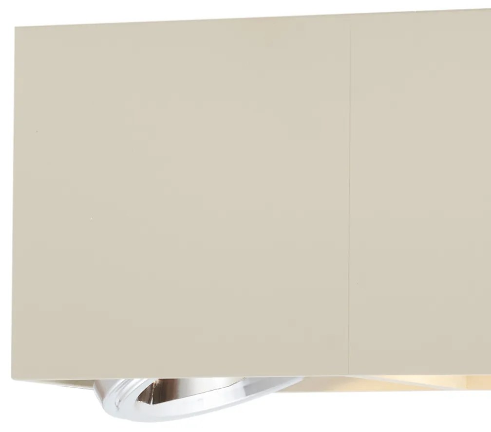 Moderne opbouwspot beige G9 draai- en kantelbaar 2-lichts - Box