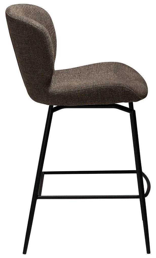 Dan-Form Glory Swivel Draaibare Barstoel Bruin Boucle