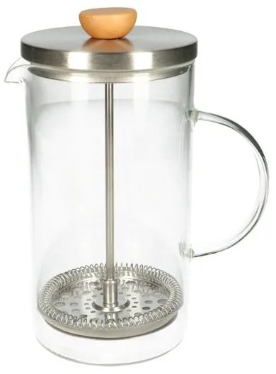 Cafetière, French press, roestvrijstaal, thee/koffie, 1 L