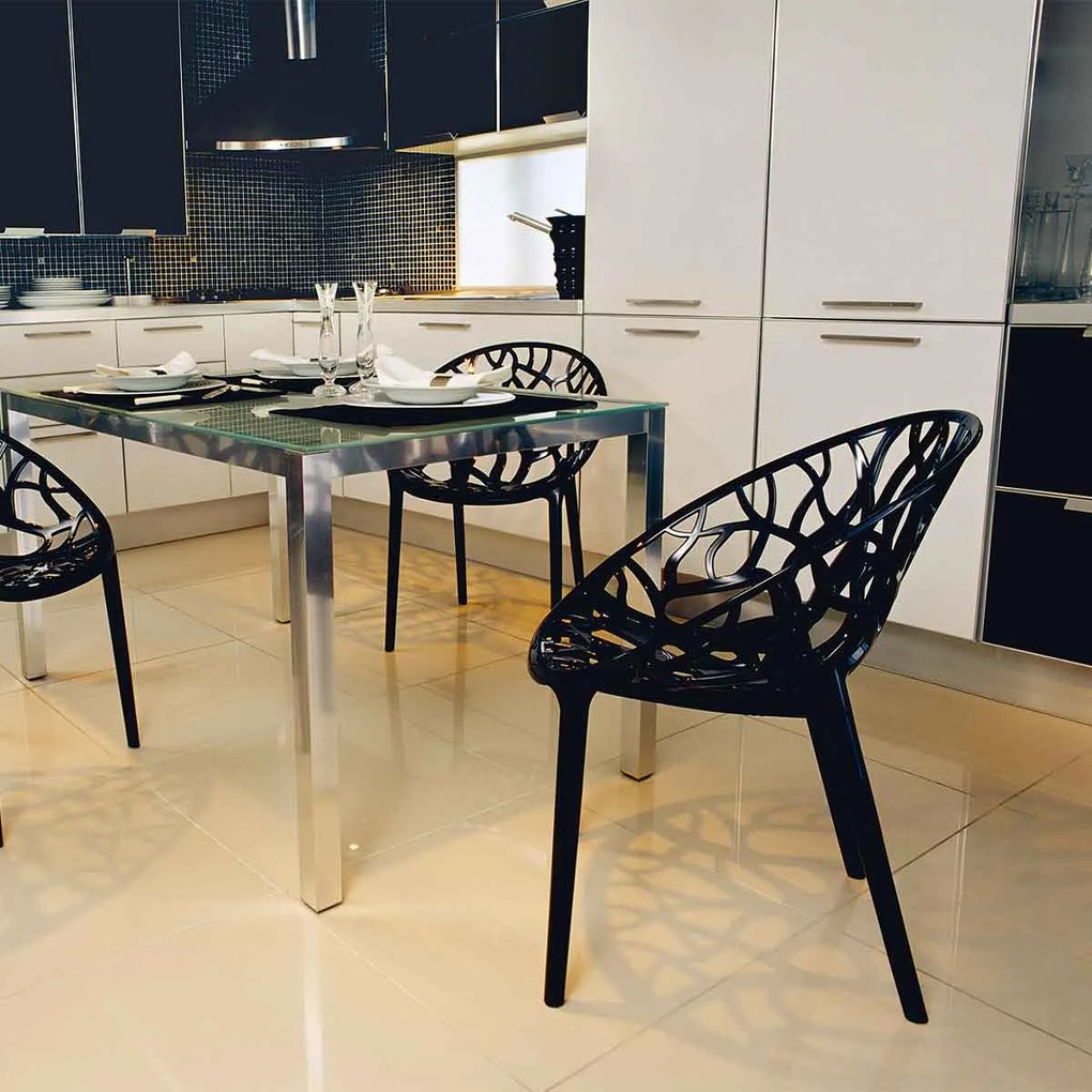 Garden Impressions Crystal tuinstoel - zwart