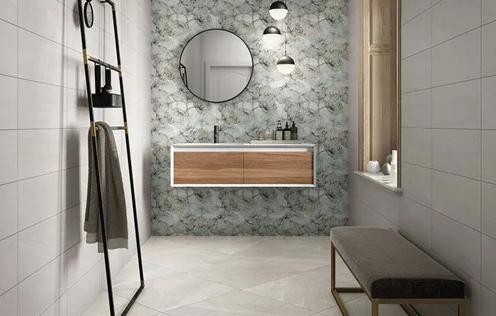 Vloertegel 60x120 Cm Natuursteenlook Volcano Salina Licht Grijs PS33