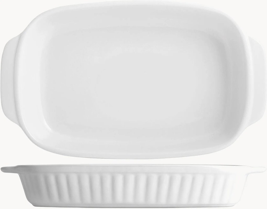 Rechthoekige keramische ovenschaal Delizie