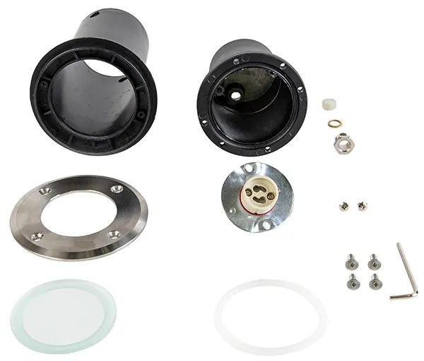 Buiten grondspot staal 11cm IP67 - Basic Round