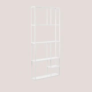 Modulaire Wandkast 80x180 Cm In Thura-staal Gardenia Wit - Sklum