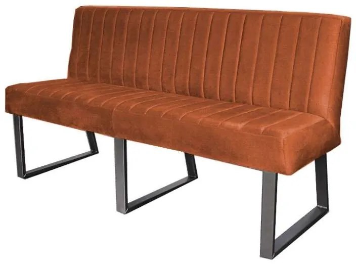 Eetkamerbank - Hengelo - stof Element koper 09 - 180 cm