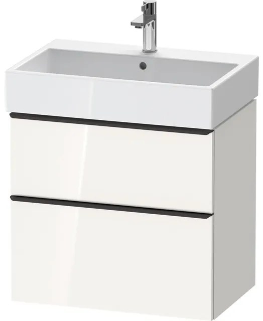 Duravit D-Neo wastafelonderkast 68.4x62.5x44.2cm 1 lade wit Hoogglans de437202222