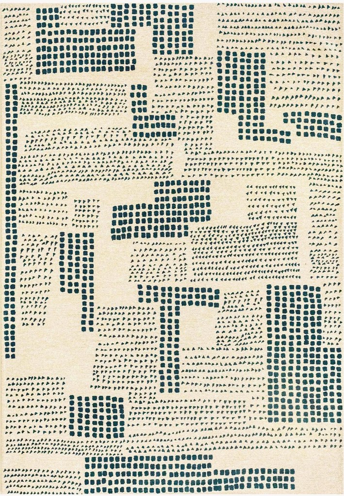 Wasbaar jacquard in- & outdoor vloerkleed Zen Garden