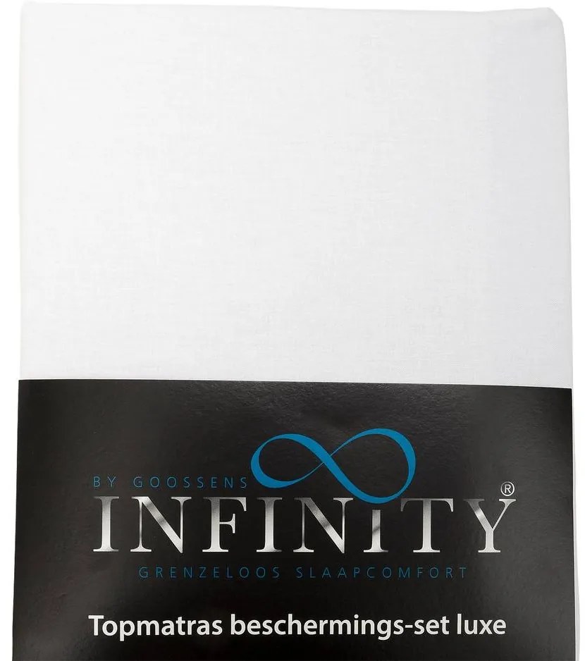 Goossens Boxspringbeschermingsset Infinity Bbs Luxe 8-13 Cm, (molton + hoeslaken) 80 x 210 cm